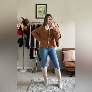 Khaki Teddy Jacket